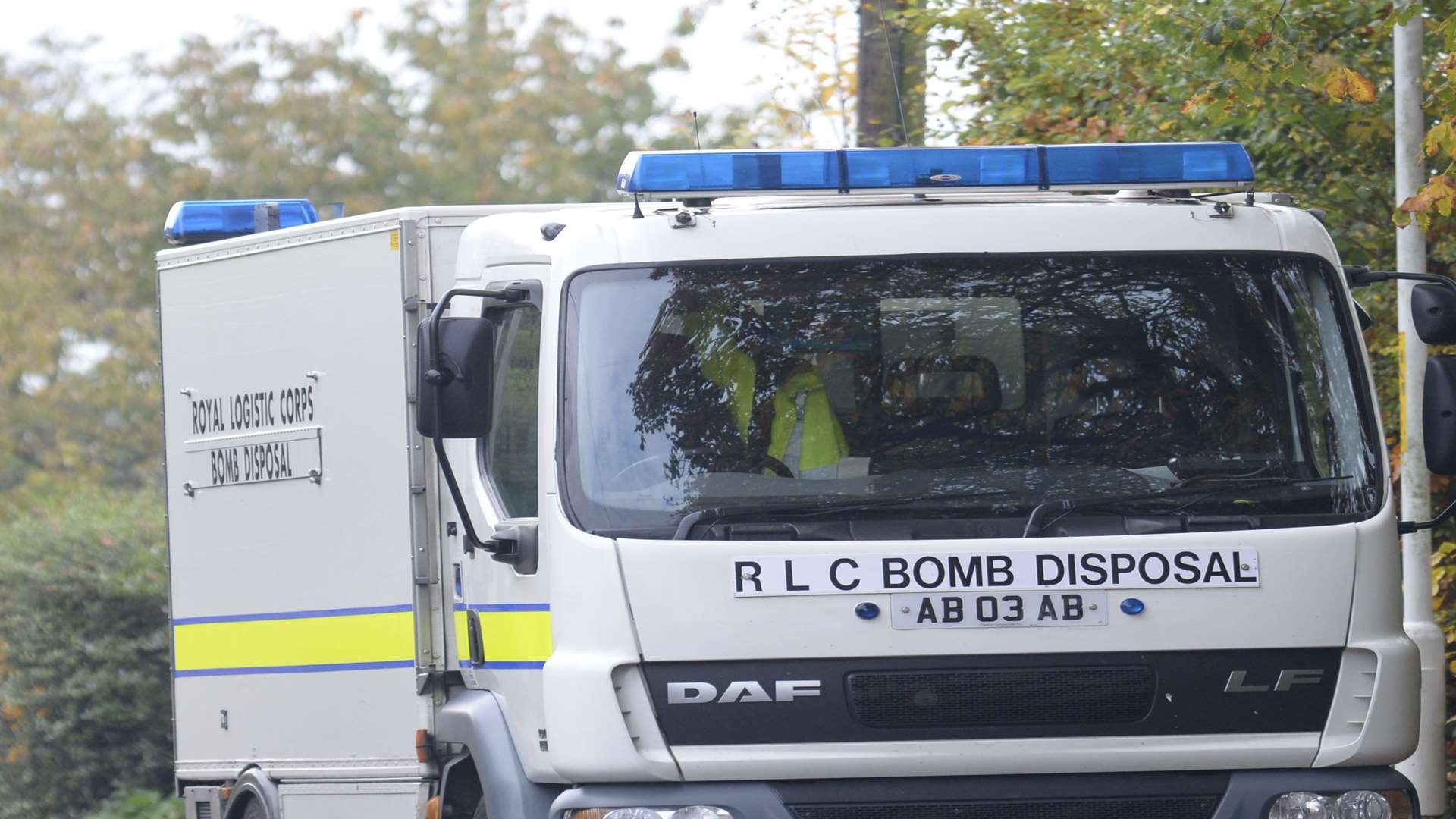 A bomb disposal team was called. Stock image.