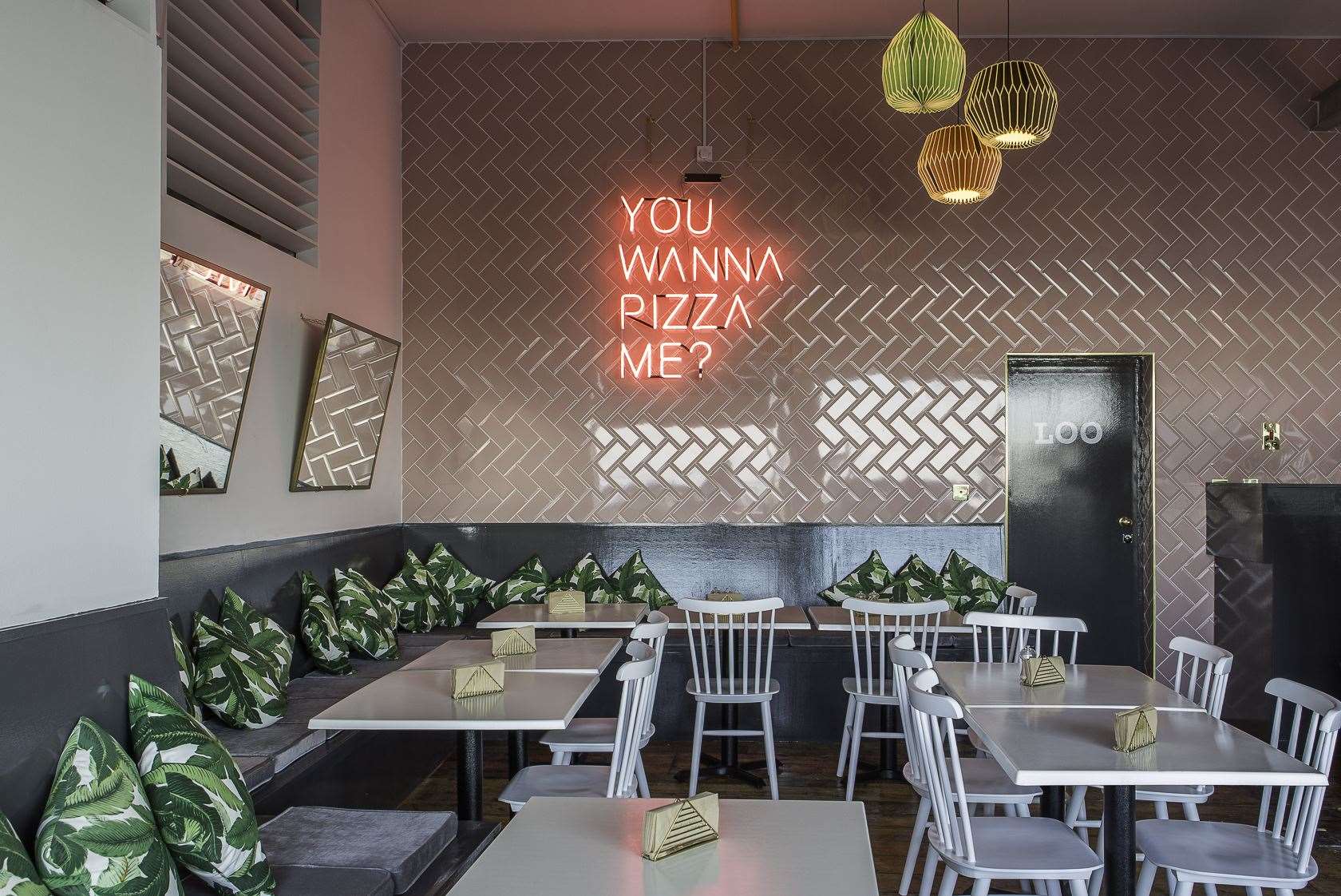 Inside the popular GB Pizza restaurant in Margate
