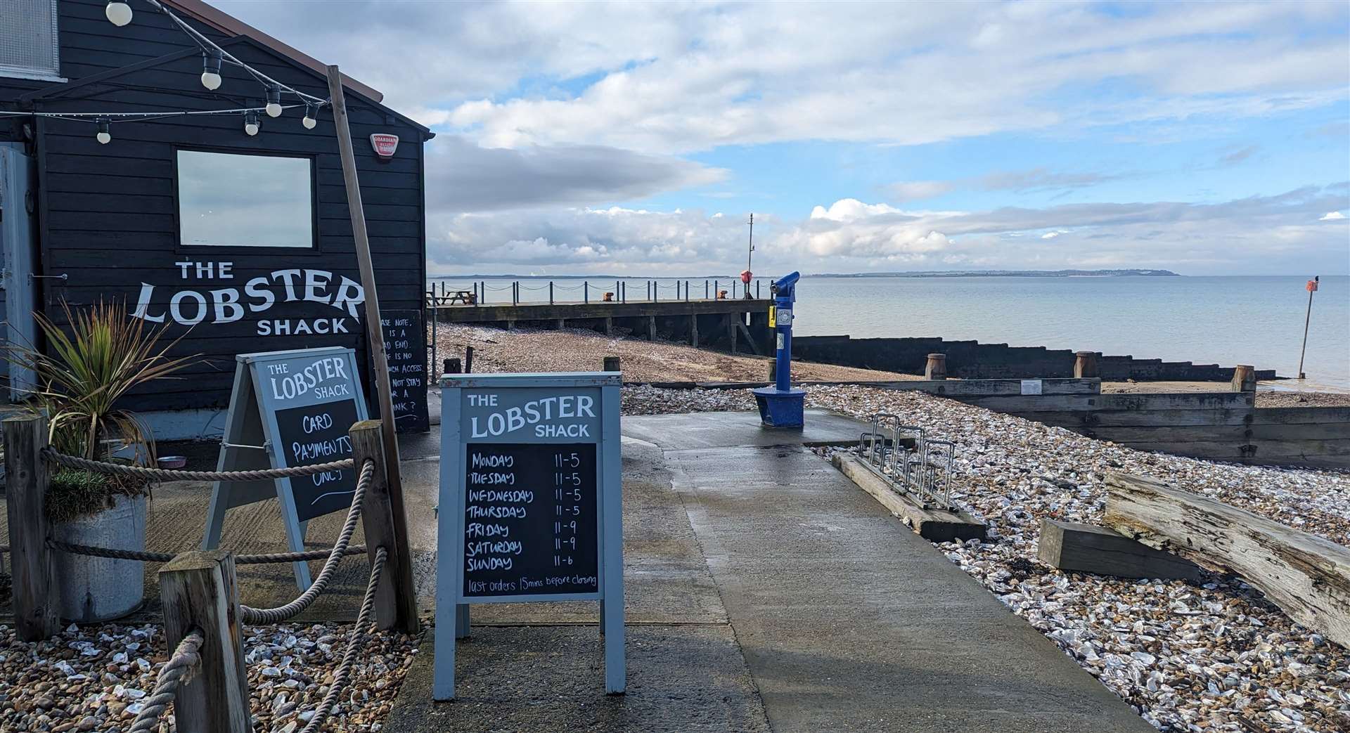 The Lobster Shack in Whitstable