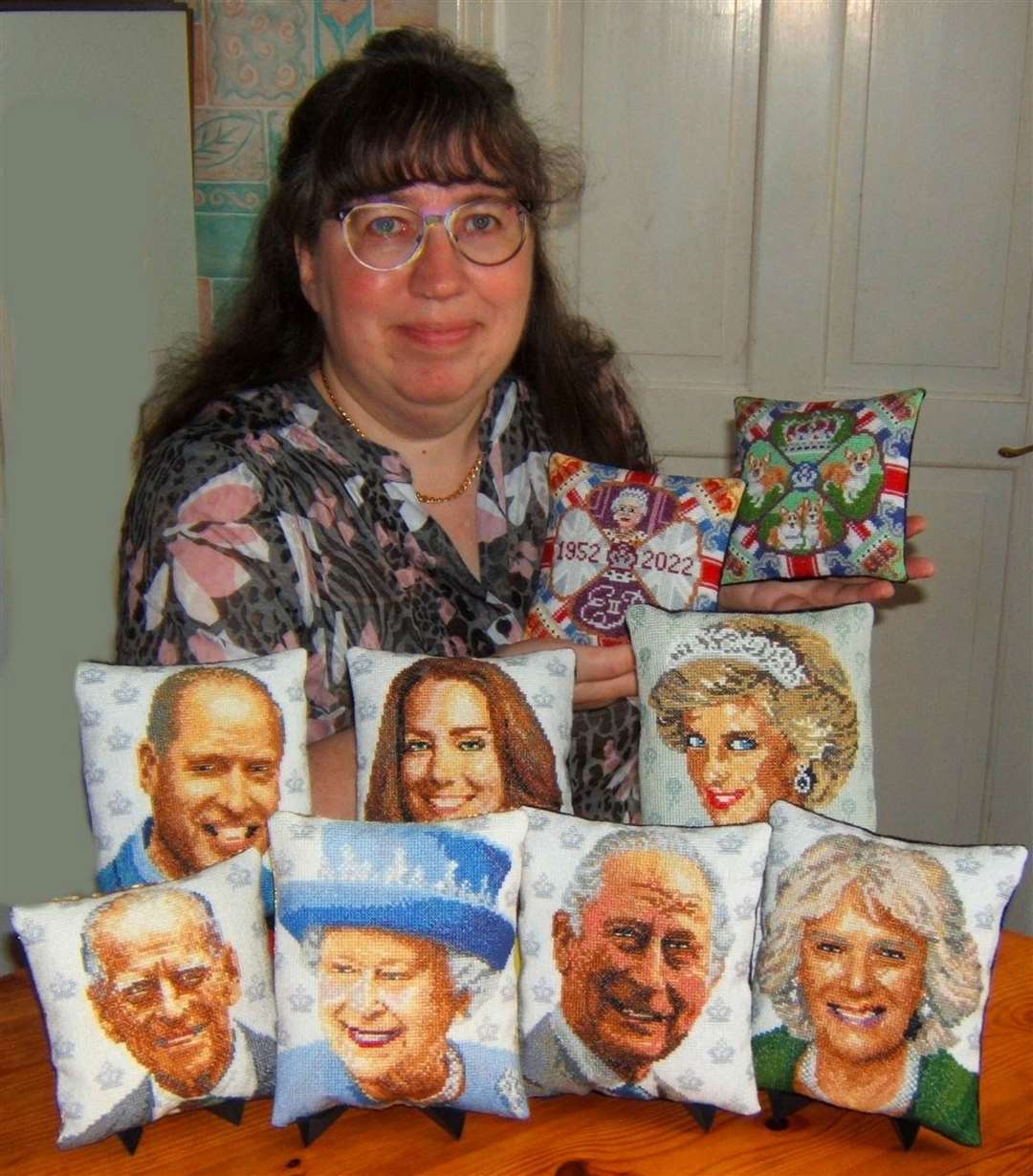 Sheena Rogers designed a collection of royal portraits