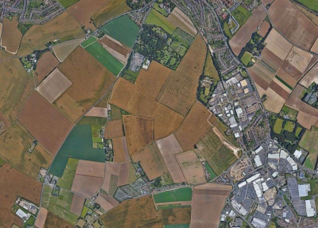 An aerial view of the site. Picture: Google Maps
