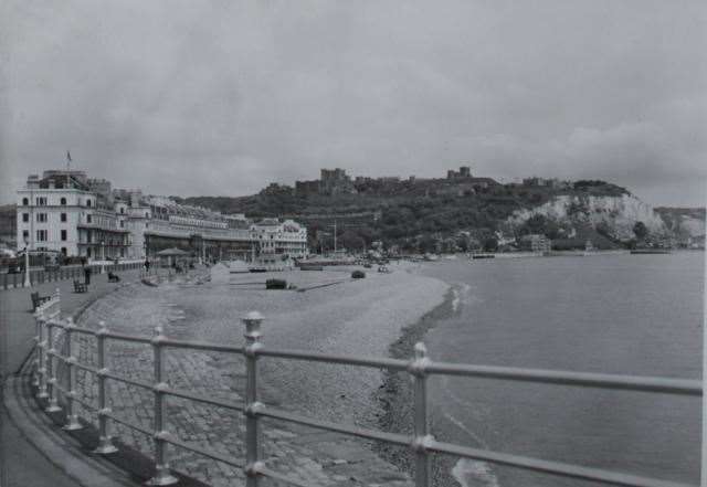 A 1956 photograph taken from the Prince of Wales Pier looking towards the Waterloo Mansions. Picture: Port of Dover