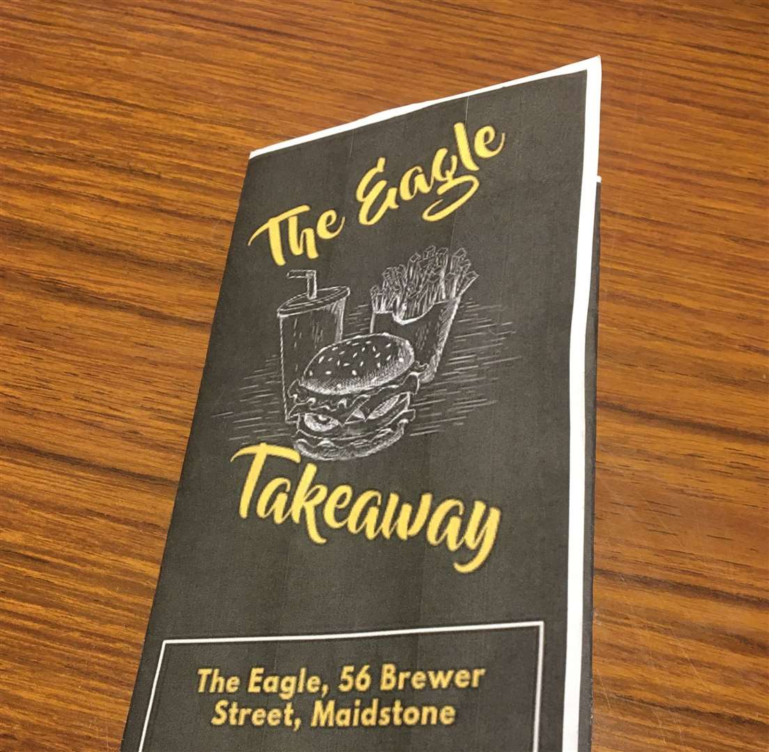 The new menu at The Eagle