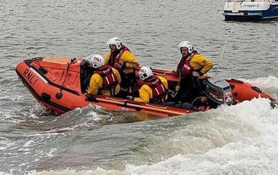 The Sheerness lifeboat was called to the scene on the day. Picture: Sheerness RNLI