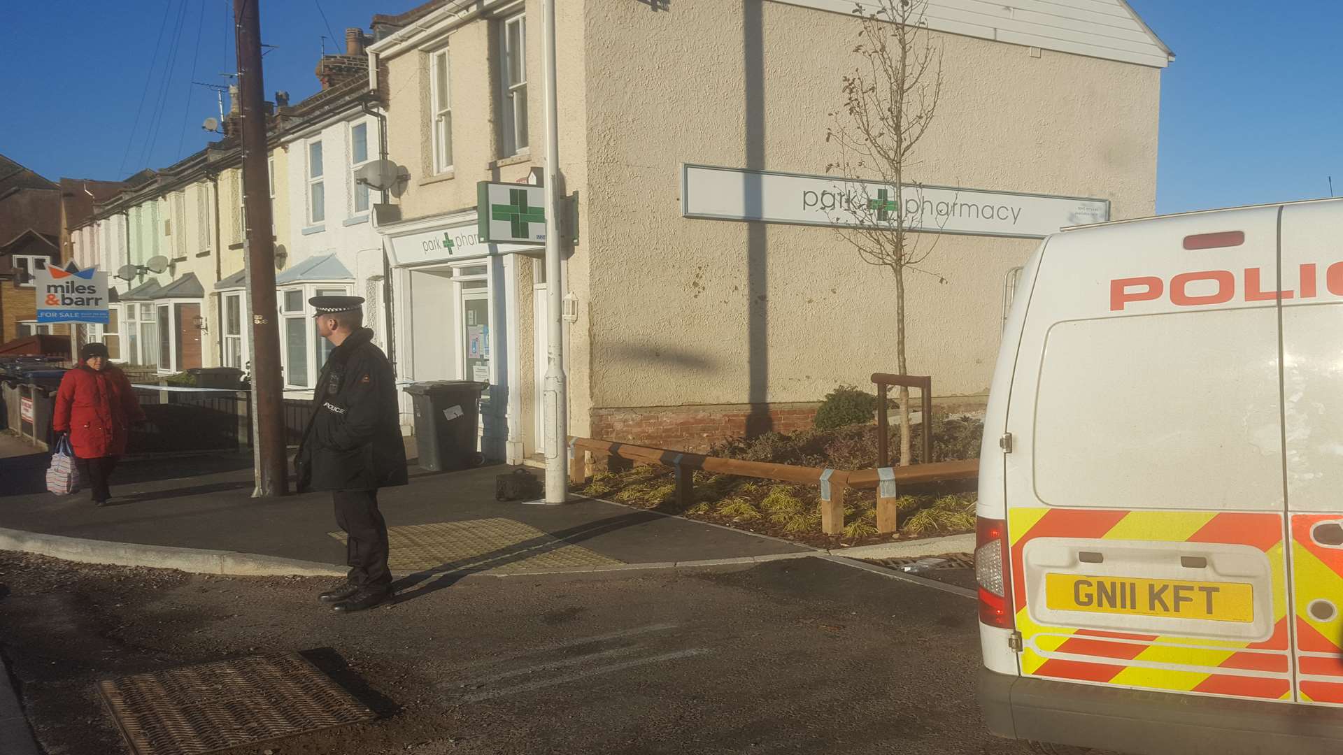 Police were called to Park Pharmacy in December