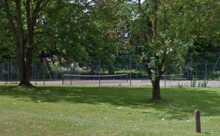 People were seen playing tennis at the courts at The Ridge, Kennington on Saturday