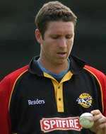 Ben Trott is among the former Kent players involved in coaching clinics the night before