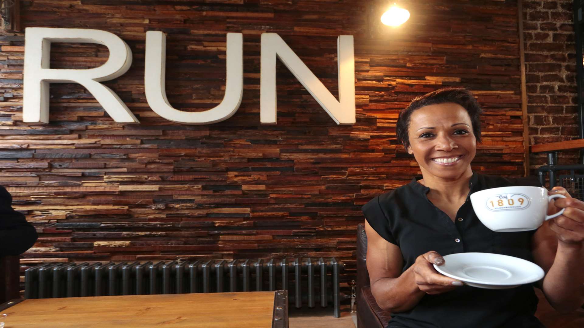 Dame Kelly Holmes at Café 1809 in Hildenborough. Picture: Martin Apps