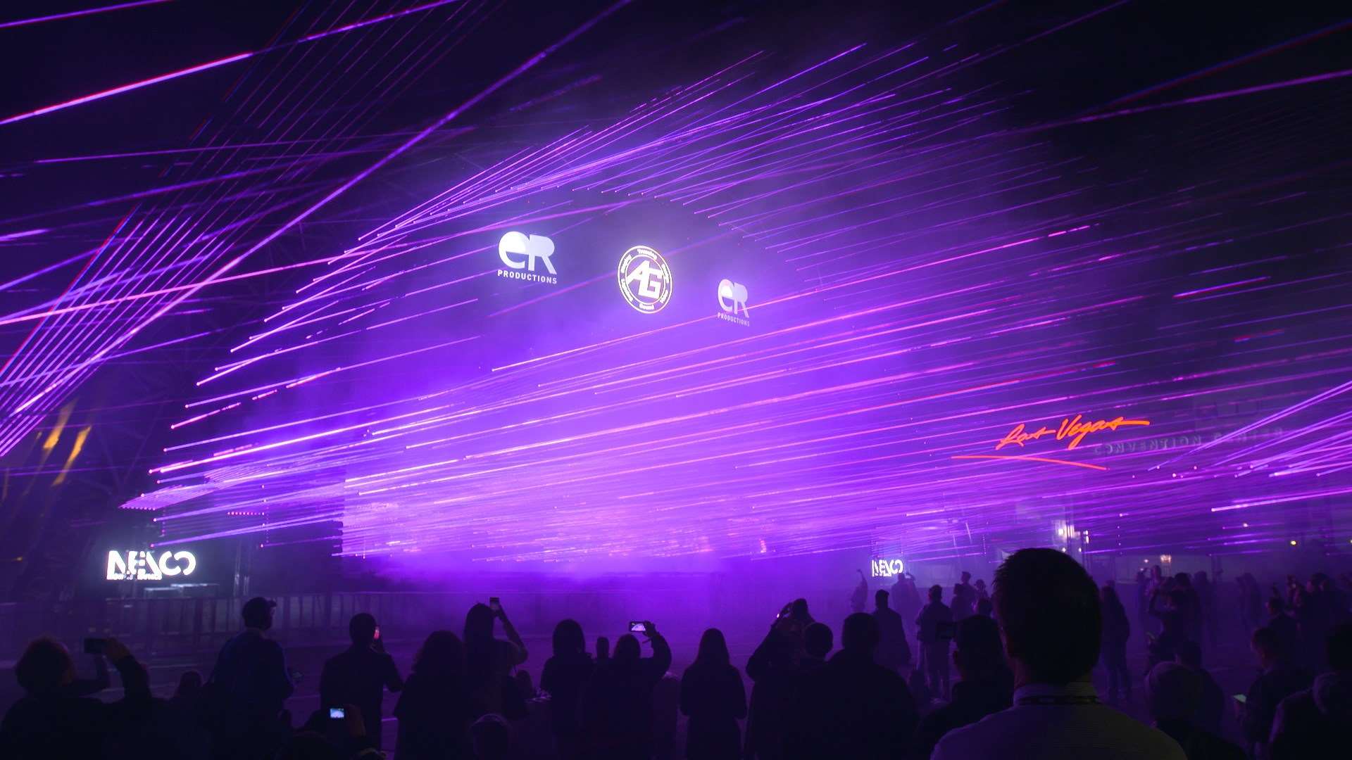 ER Productions in Dartford set the Guinness World Record for the largest laser show in Las Vegas