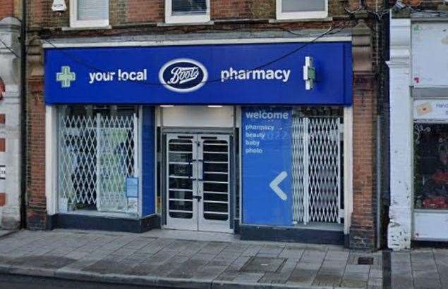 Wayne Cannon robbed a Boots pharmacy in Westgate-on-Sea at knifepoint. Picture: Google