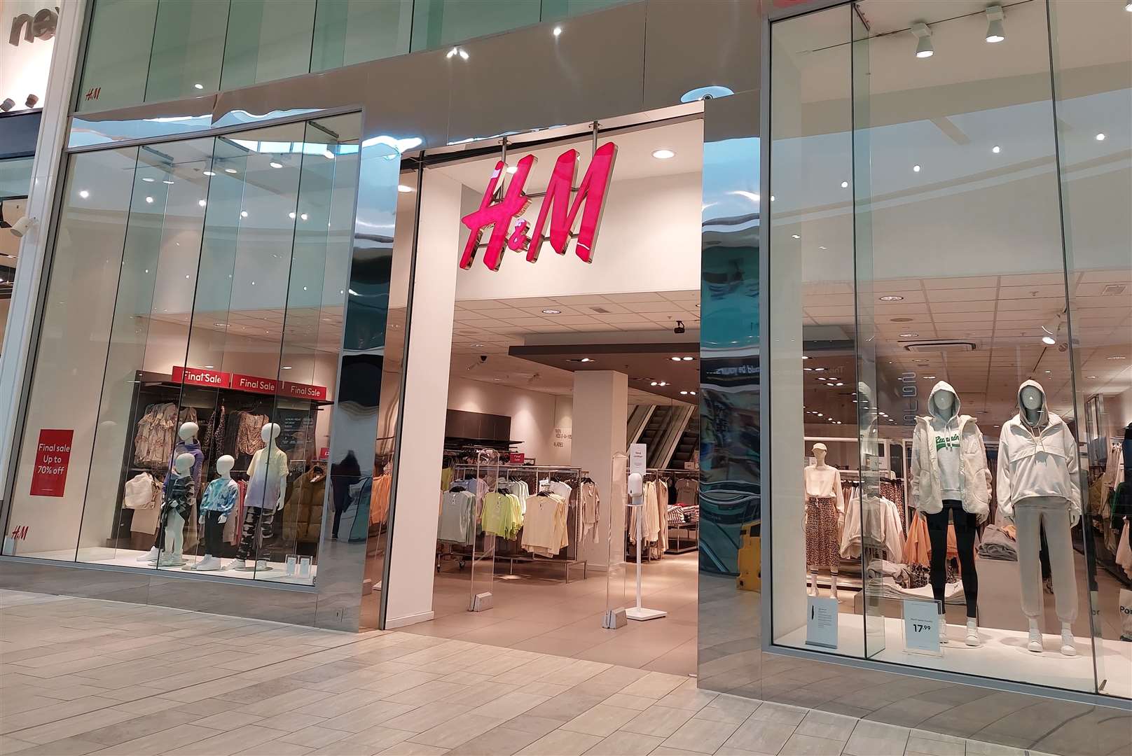 H&M has been in Ashford's County Square since 2008
