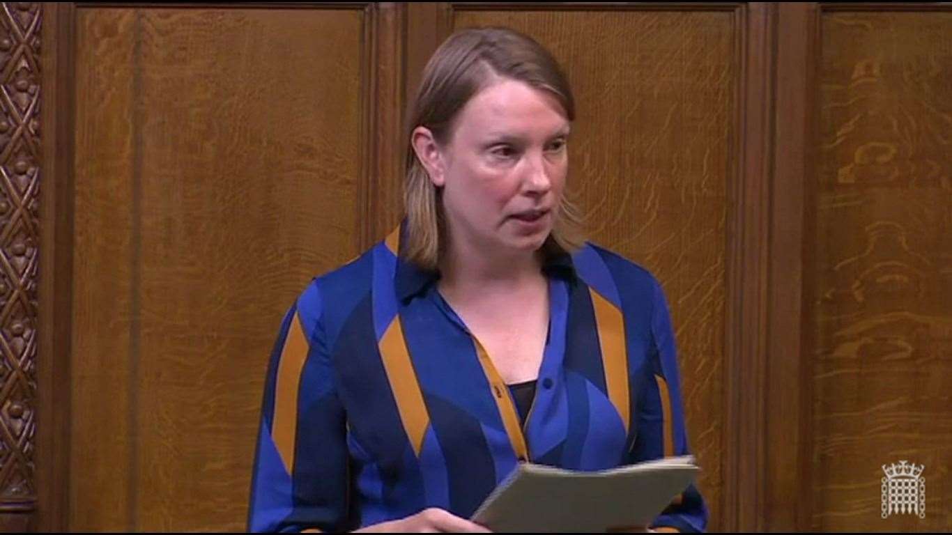 Tracey Crouch speaking in parliament