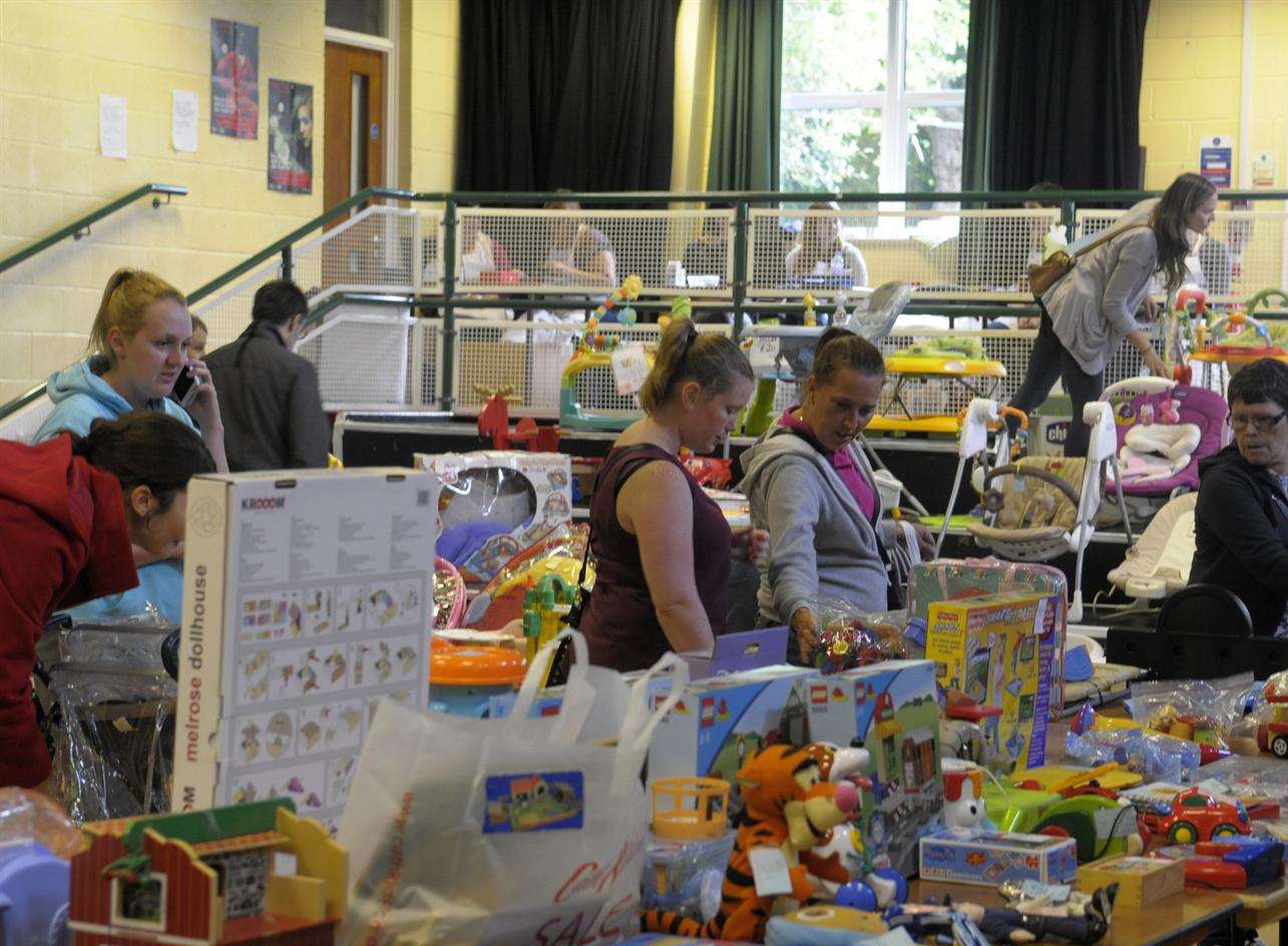 An NCT Nearly New Sale held at Sittingbourne Community College, Swanstree Avenue