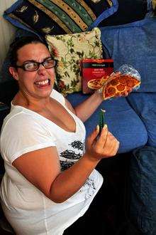 Shereena Pengelly and the unexpected extra topping on her pizza