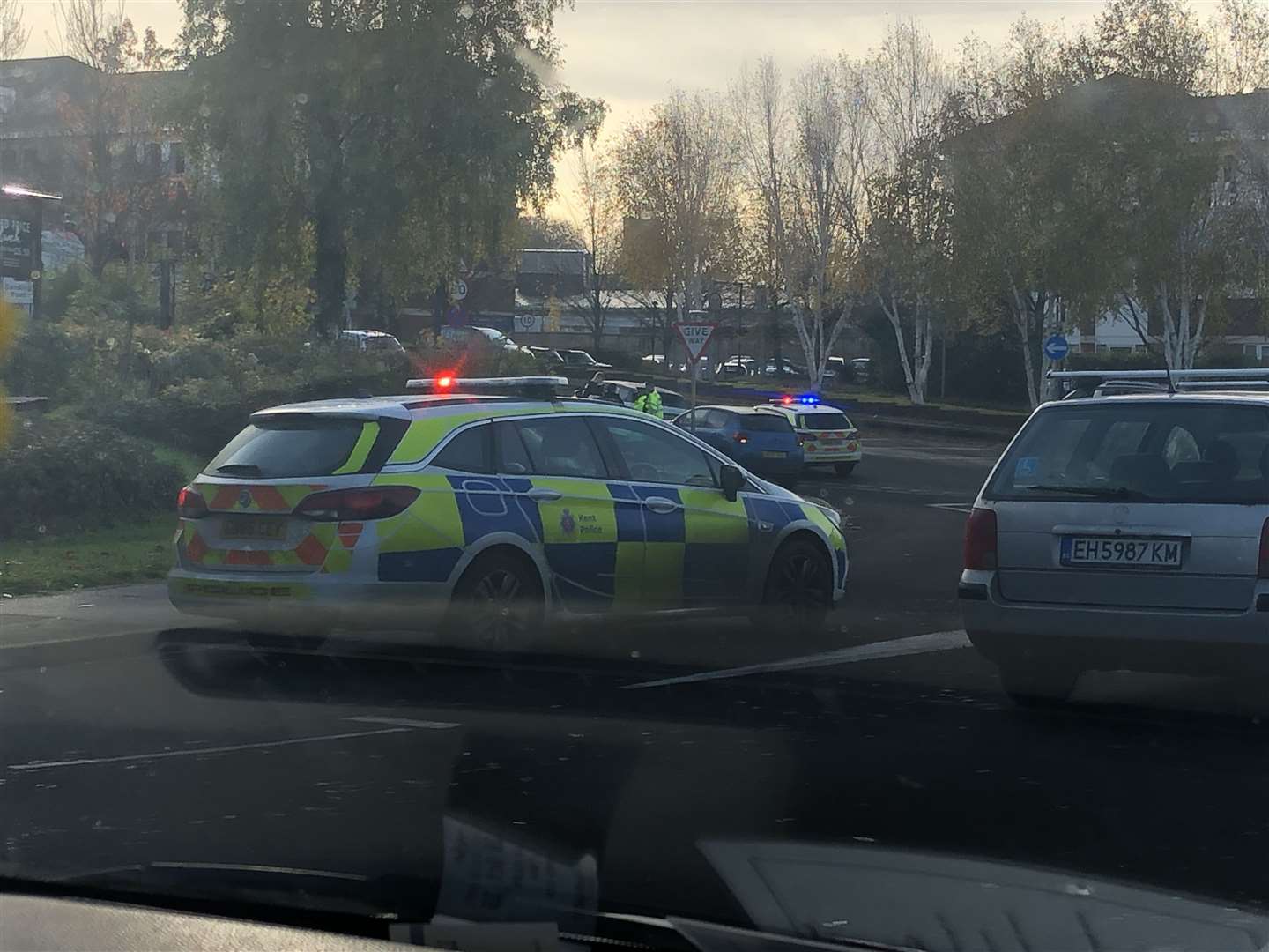 Police are at the scene of a collision near Royal Engineers Road (21530242)