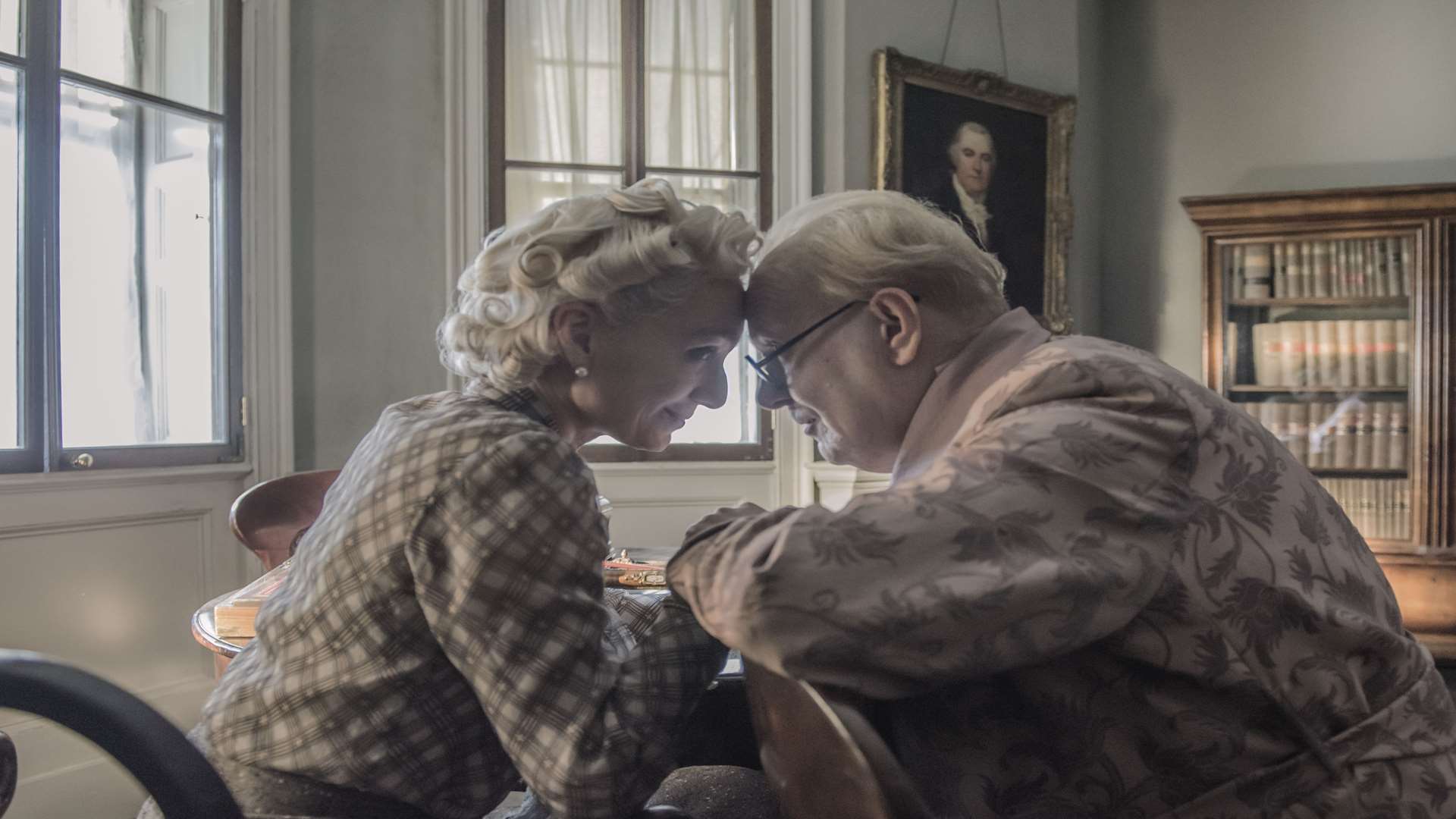 Kristin Scott Thomas as Clementine Churchill and Gary Oldman as Winston Churchill Picture: PA/Universal Pictures/Focus Features LLC/Jack English