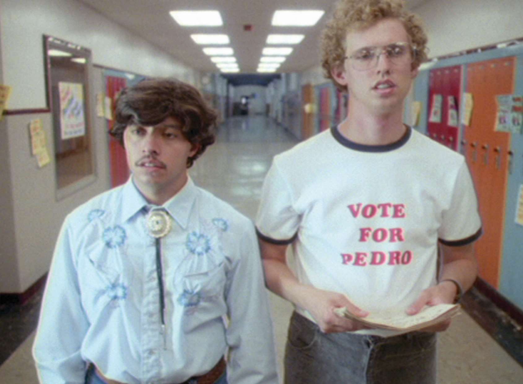 Efren Ramirez as Pedro and Jon Heder as Napoleon Dynamite in the cult classic movie. Picture: UIP UK via Image Net