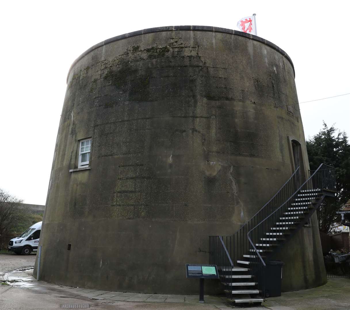 The Martello tower in Dymchurch High Street. Picture: Andy Jones.