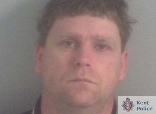 Mark Stopher has been jailed for four years after being caught attempting to set up an encounter with a child at Maidstone East station. Picture: Kent Police