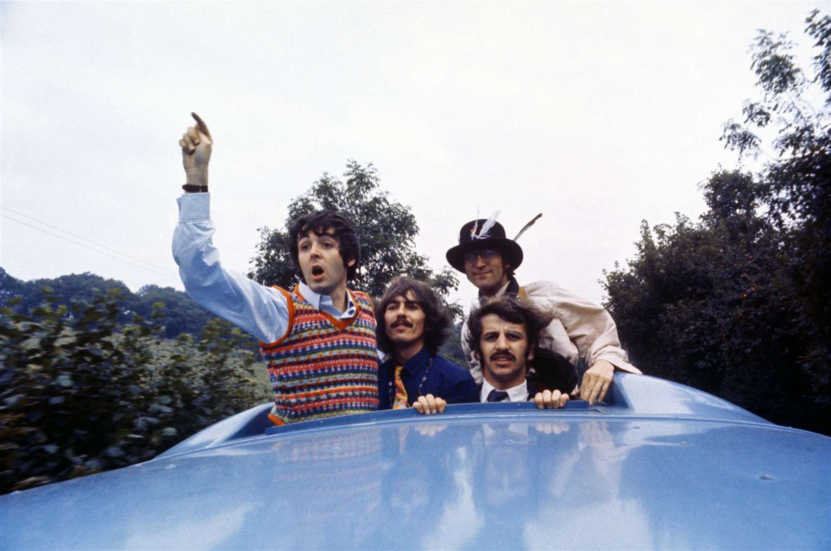 A shot from the Magical Mystery Tour, some of which was filmed in the West Malling area. Picture: Katie McDermott, Rave Communications