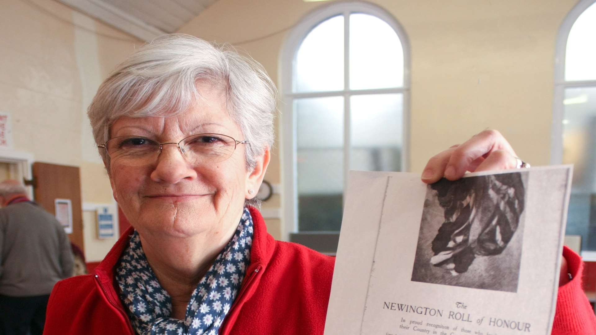 Secretary of the Newington History Group, Thelma Dudley, visited Mrs Jemmett