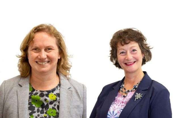 Cllr Nancy Warne (left) was in favour, while local ward member Cllr Jane March didn't get a vote