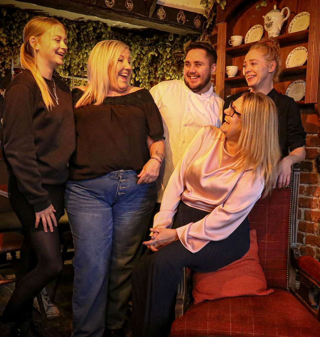 The pub landlord says she has 'the best group of staff'. Picture: Lisa Burton