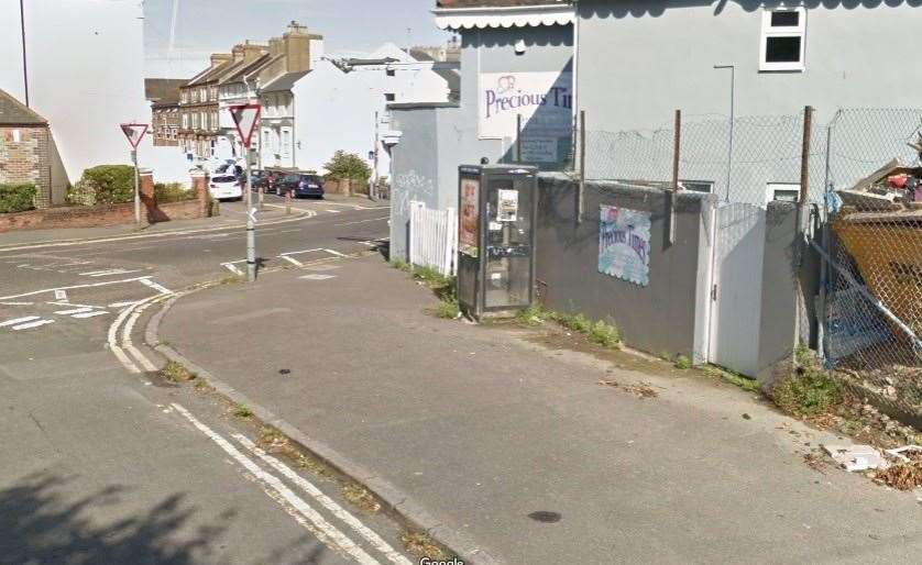 One of the phone boxes stolen from is located on Millfield in Folkestone