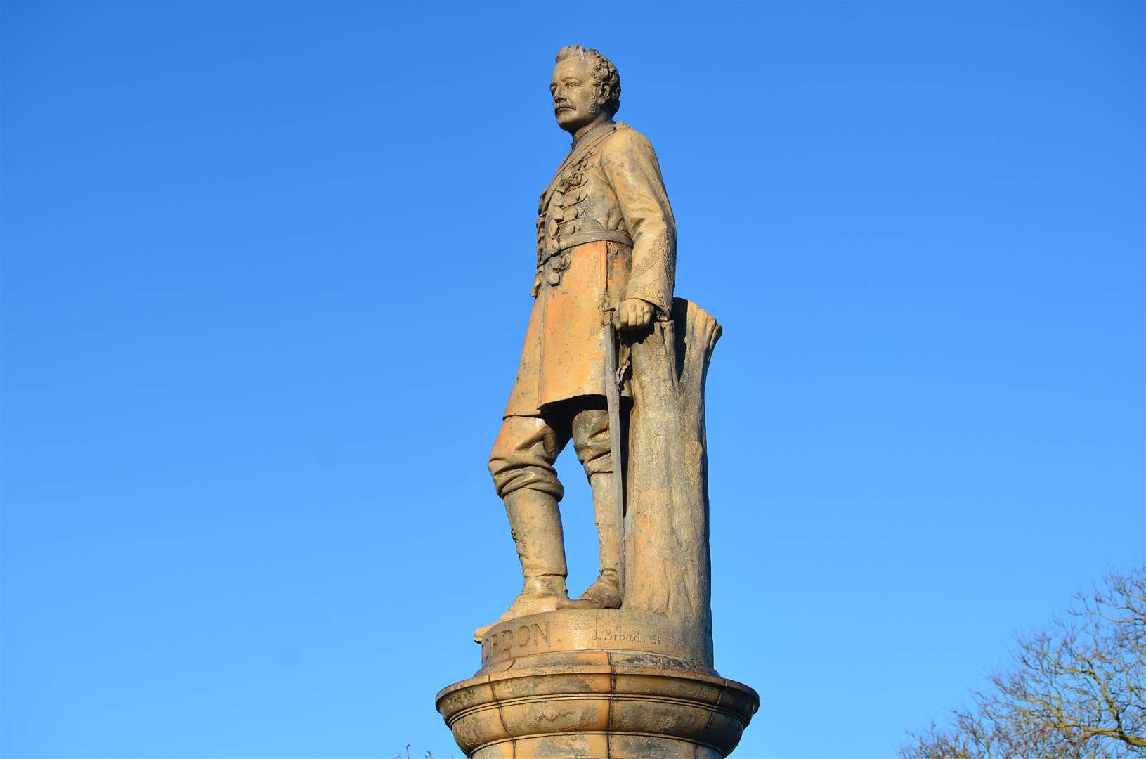 The statue of Major General Charles Gordon in Gravesend. Picture: Jason Arthur