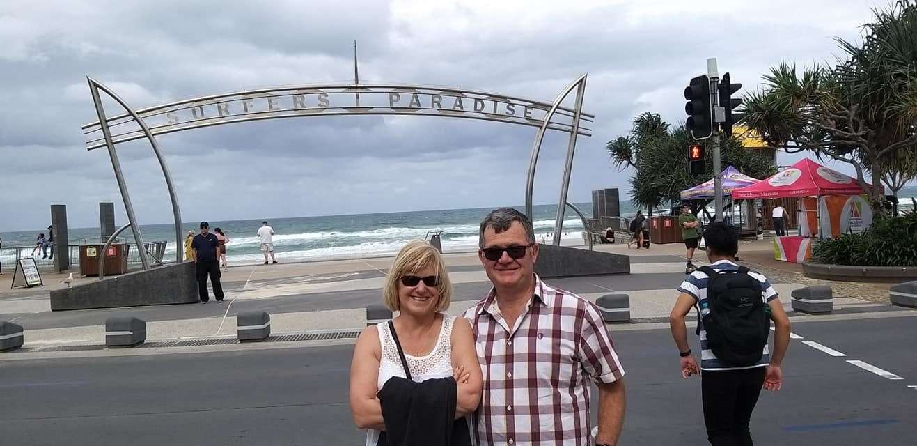 Stranded: Roy and Pam Griffith from Sheppey stuck in Australia because of coronavirus