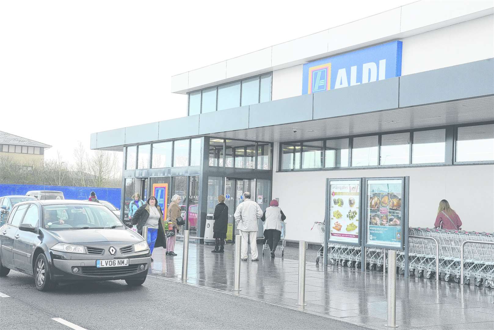 The Aldi store on the Prospect Retail Park, Whitstable