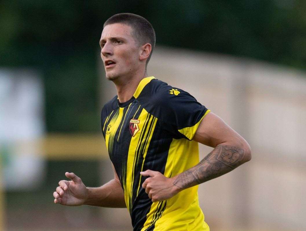 Scott Holding is on loan at Dover from Championship club Watford. Picture: Watford FC