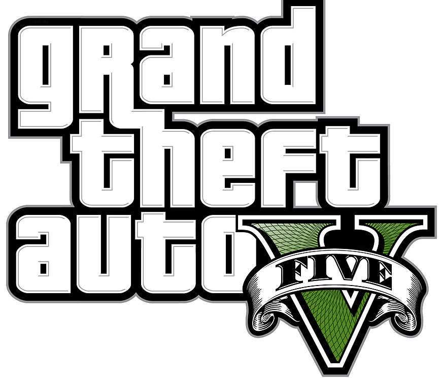 Logo of new Grand Theft Auto V game