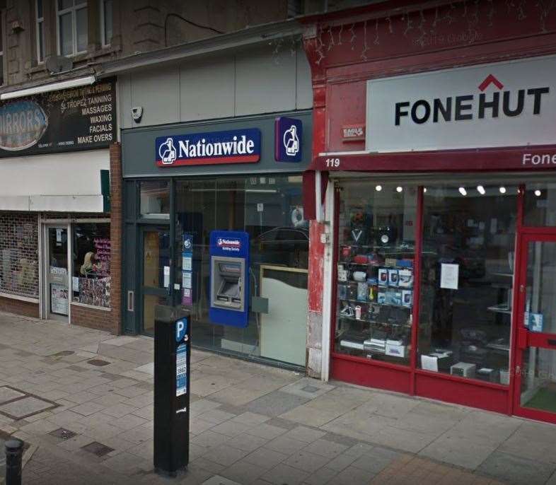 The Cliftonville branch of Nationwide will close in February. Picture credit: Google Street View