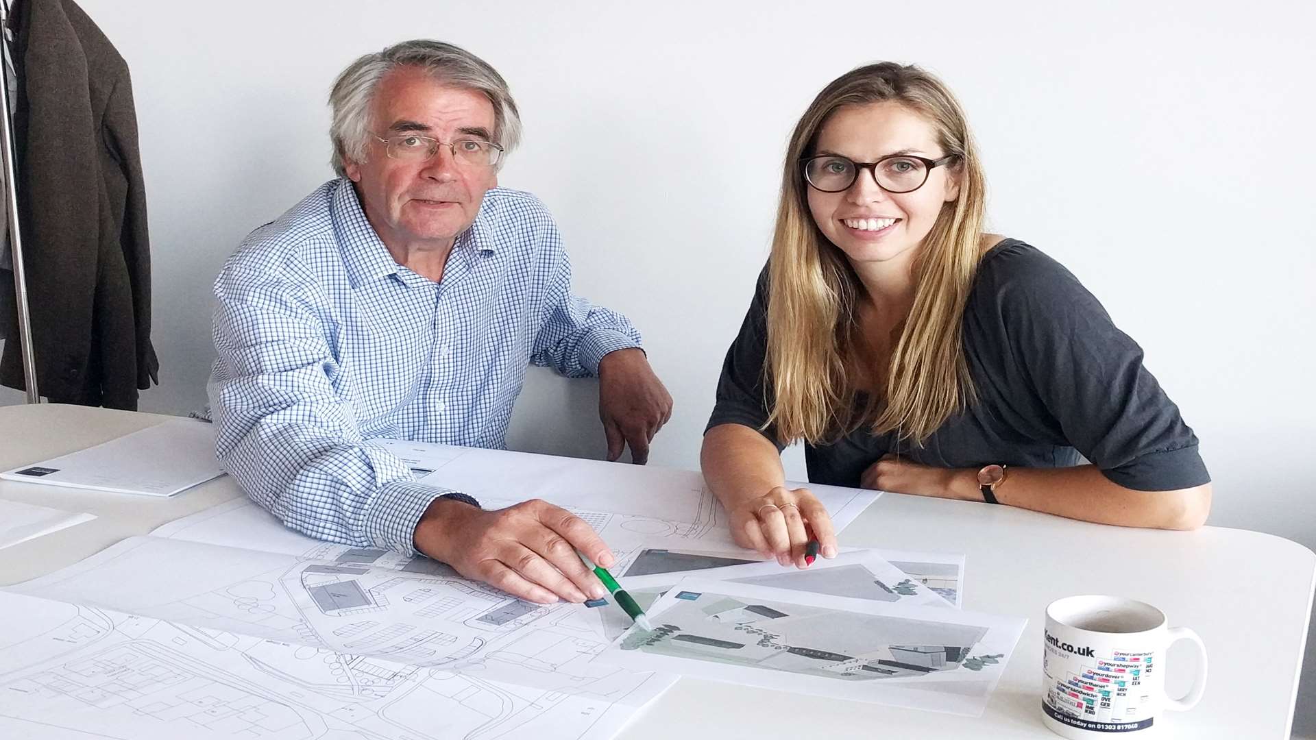 Directline Structures director Duncan Murray and architect Katy Barker