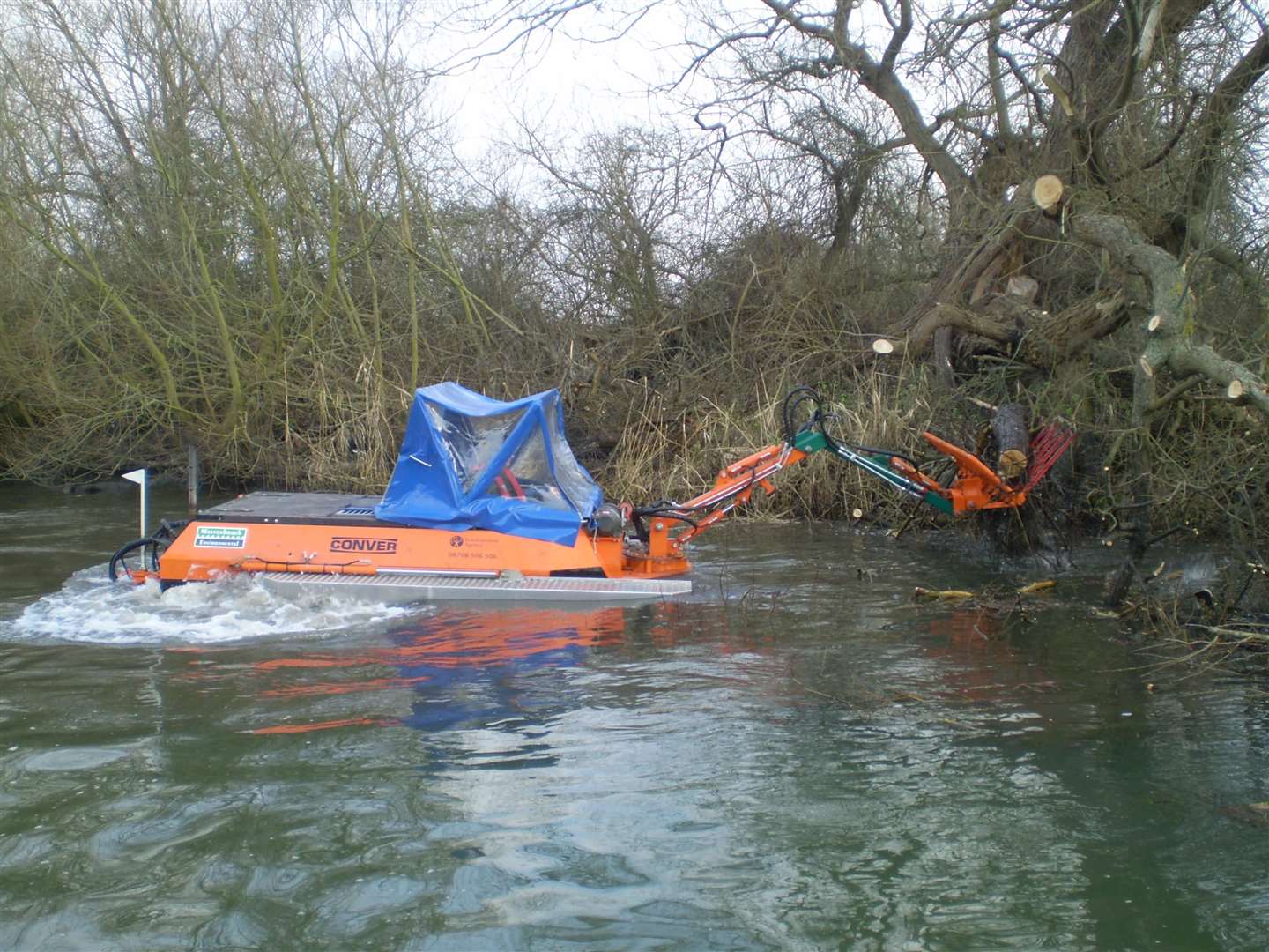 Flood work has been carried out on the Great Stour. File picture