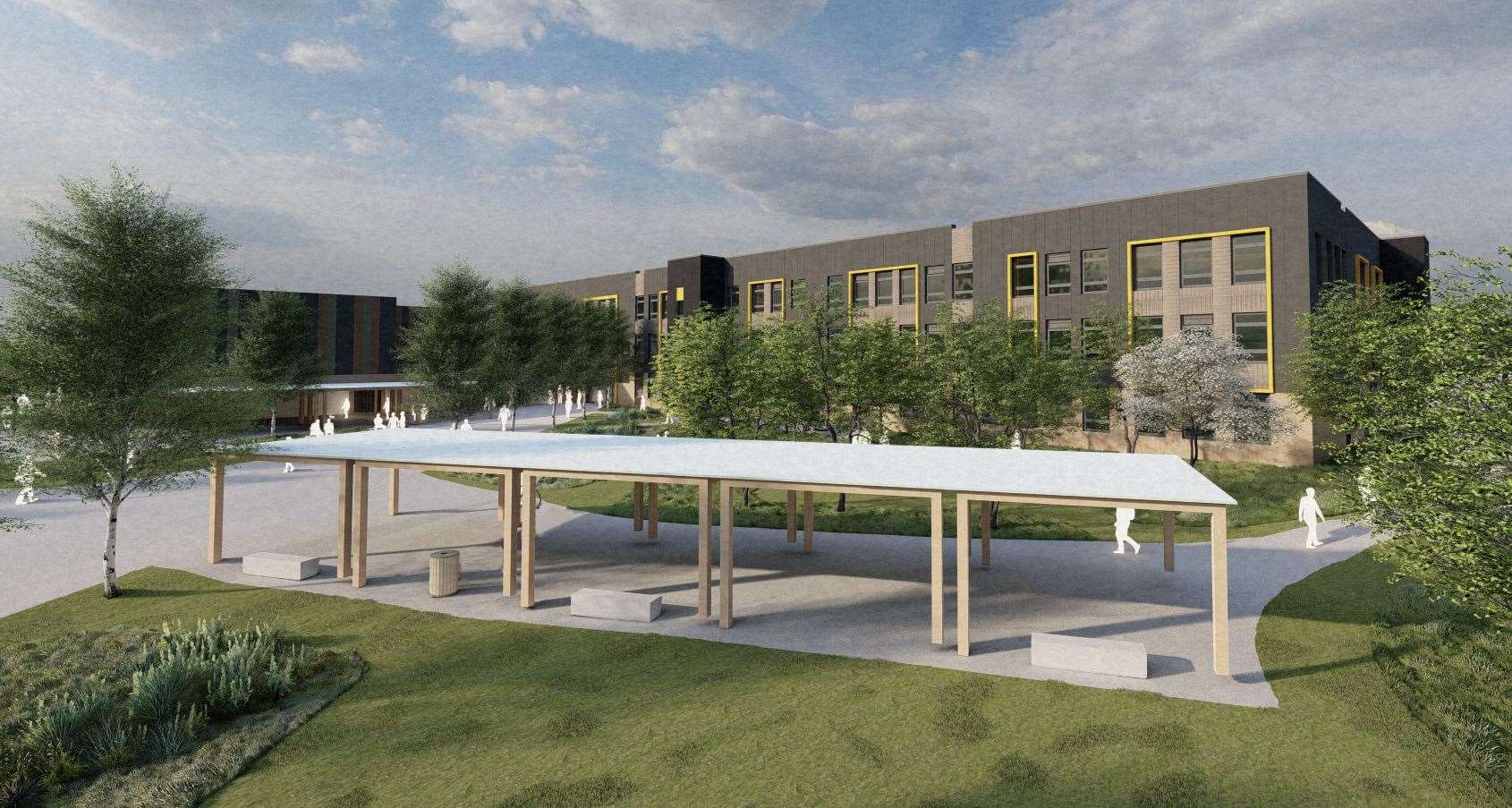 How the Chilmington Green Secondary School could look