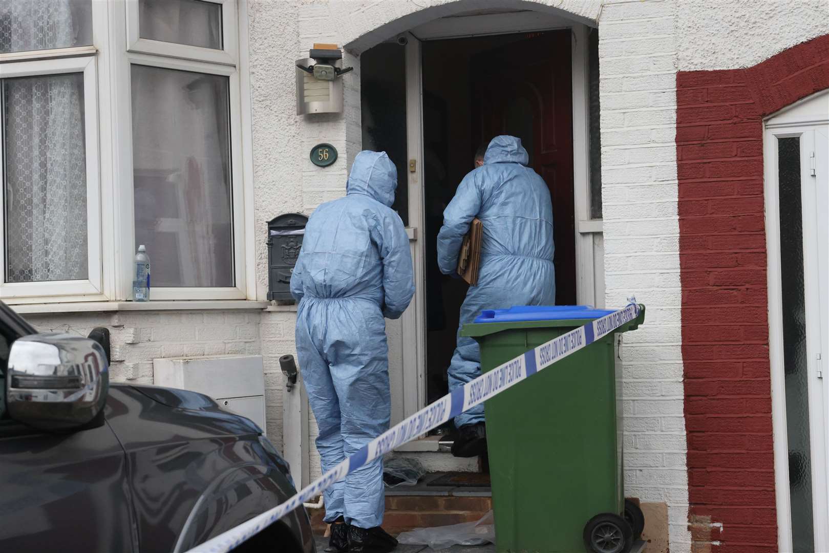 A woman and two boys have been found dead inside a house in Belvedere. Picture: UKNIP