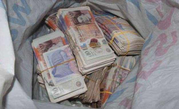 Police seized £80,000 in cash during the crackdown. Stock image