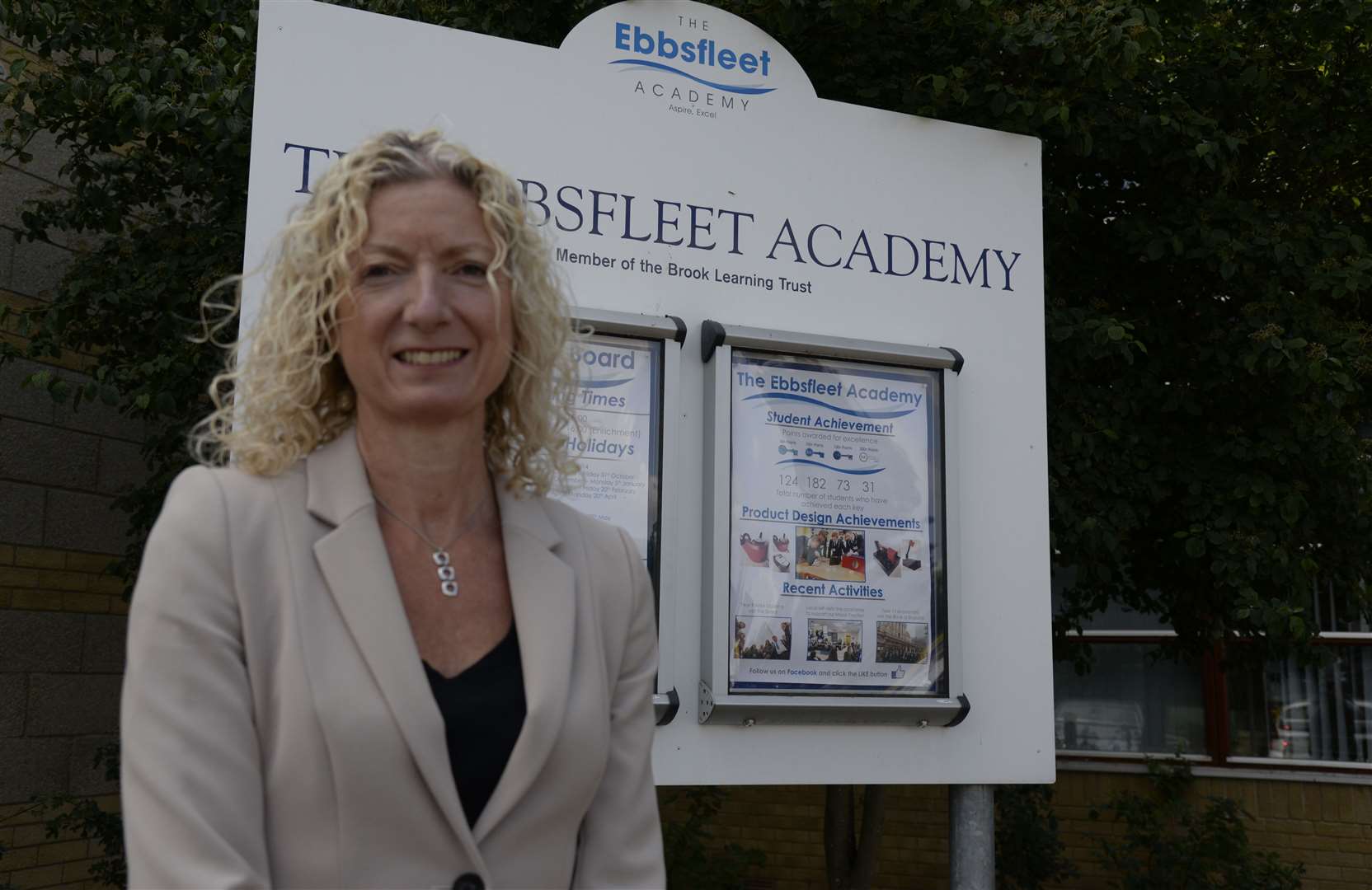 Alison Colwell, former principal of Ebbsfleet Academy, Swanscombe