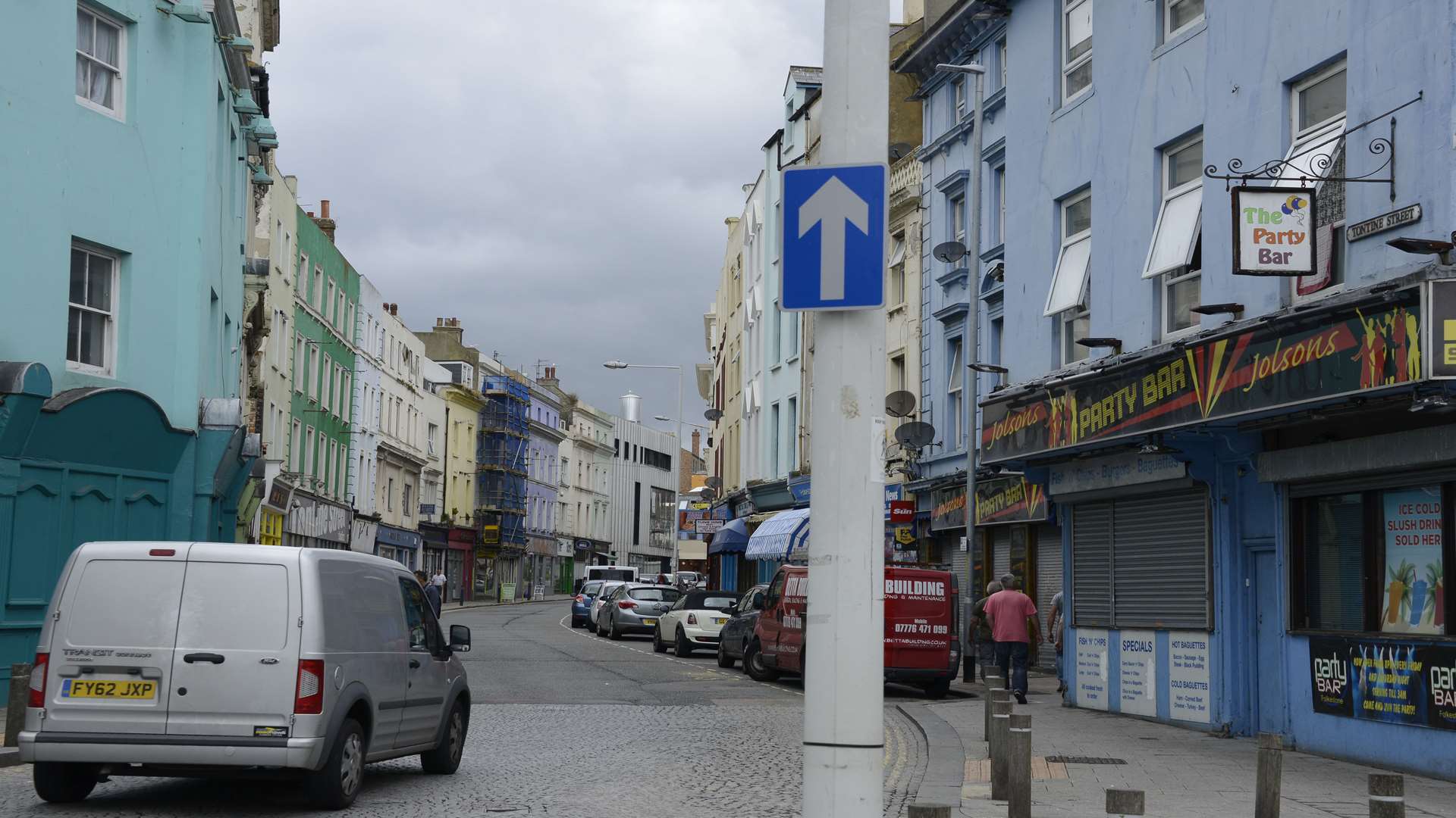 Tontine Street has been given the green light for two-way bus and taxi traffic. Picture: Paul Amos