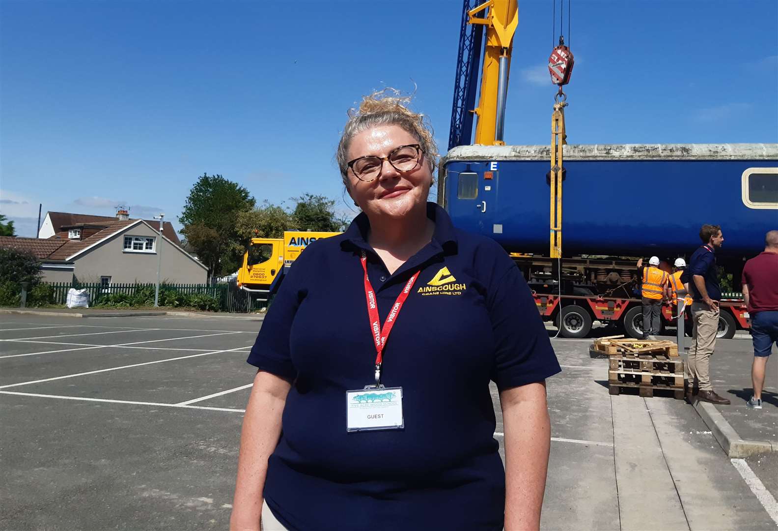 Natalie Knight, area manager at Ainscough Crane Hire
