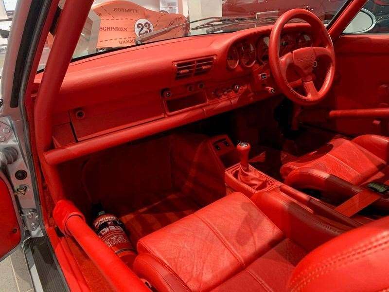 The Porsche 911 interior. A bit too red, one could argue. Picture: Porsche Centre Tonbridge/Autotrader