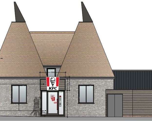 Plans for KFC to move into the Oast House in Snodland (9028346)