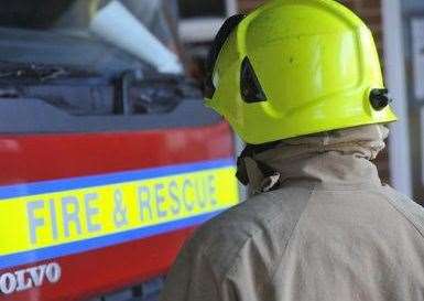 Fire crews were called to the scene in Rainham, Gillingham yesterday afternoon. Picture: Stock image