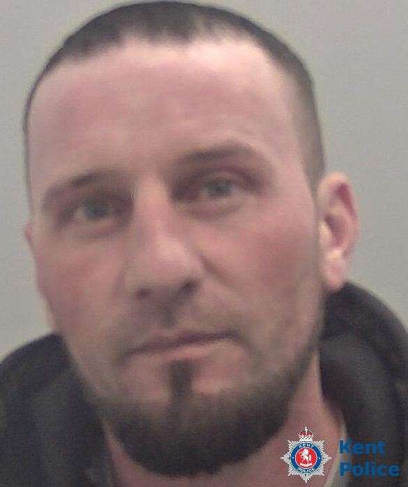 Teodor-Alin Pirvu, 37, of Rochester High Street, was jailed after he was found guilty of counts of rape, sexual assault, threats to kill, intentional strangulation and assault occasioning actual bodily harm. Picture: Kent Police