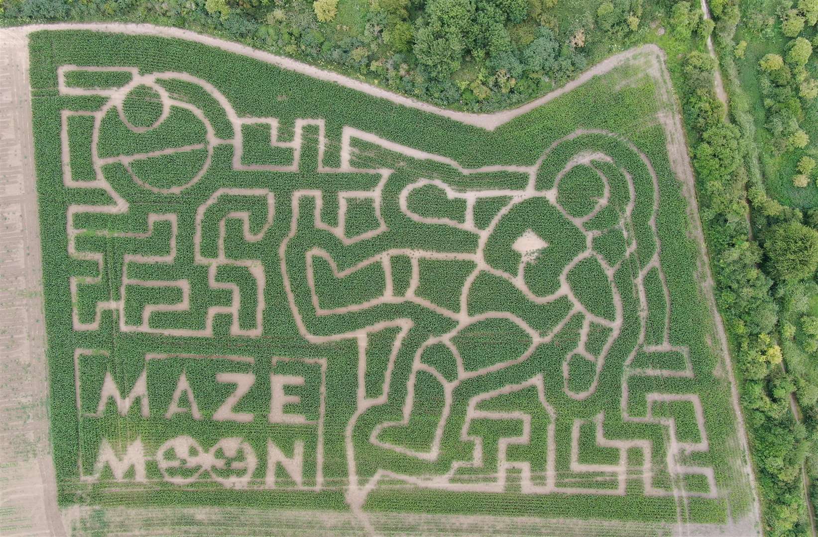 Maze Moon’s mini maze in Lower Rainham will be open for two days this summer. Picture: Maze Moon