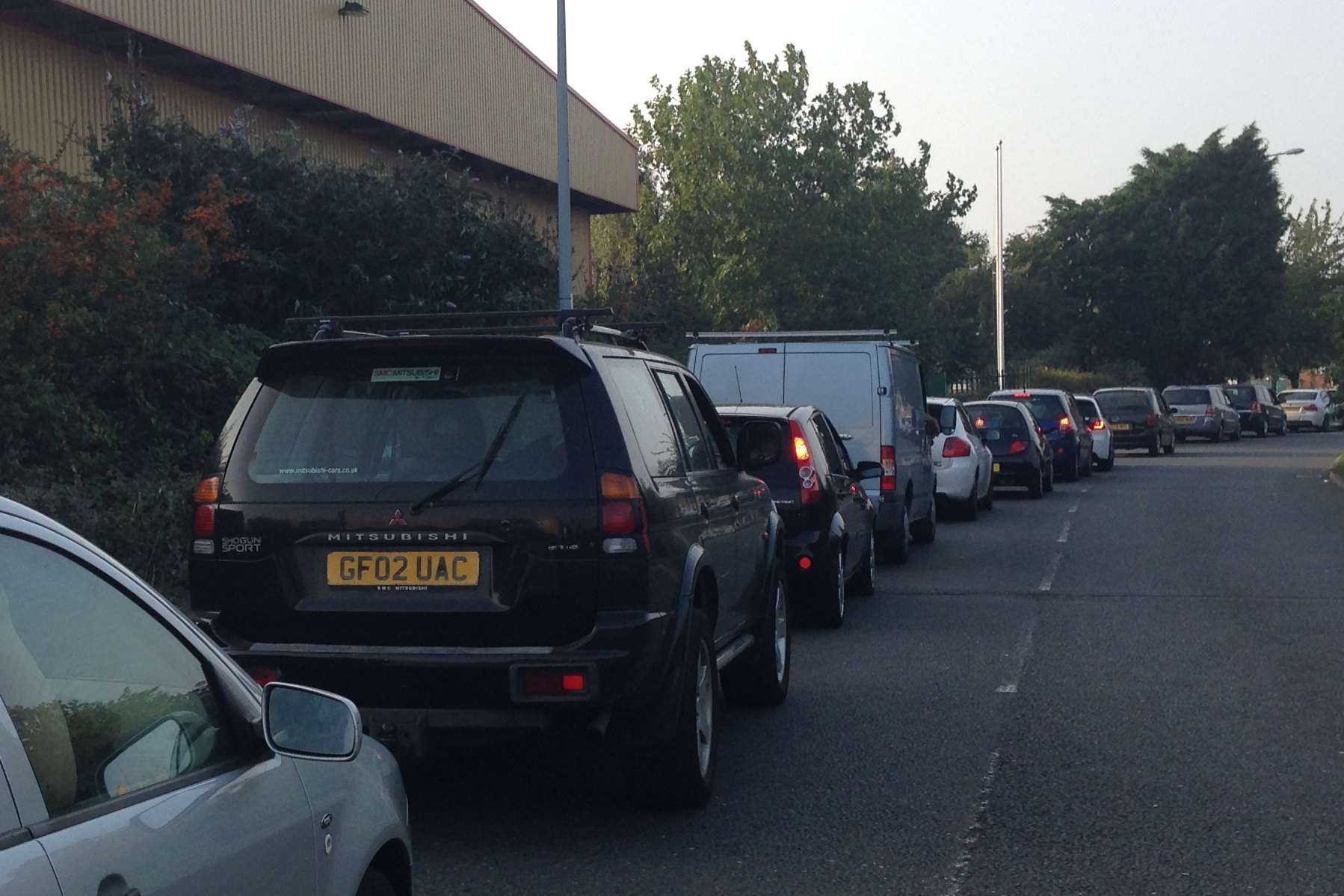 Traffic on the Medway City Estate in Strood