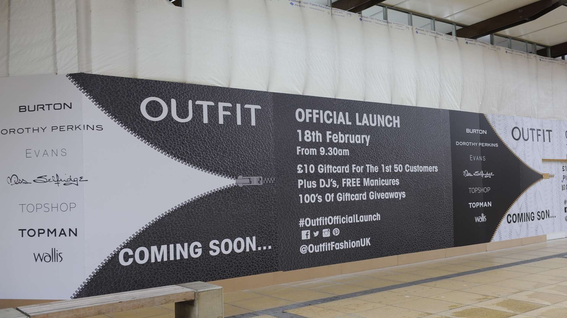 New OUTFIT store to open, Westwood Cross, Broadstairs.