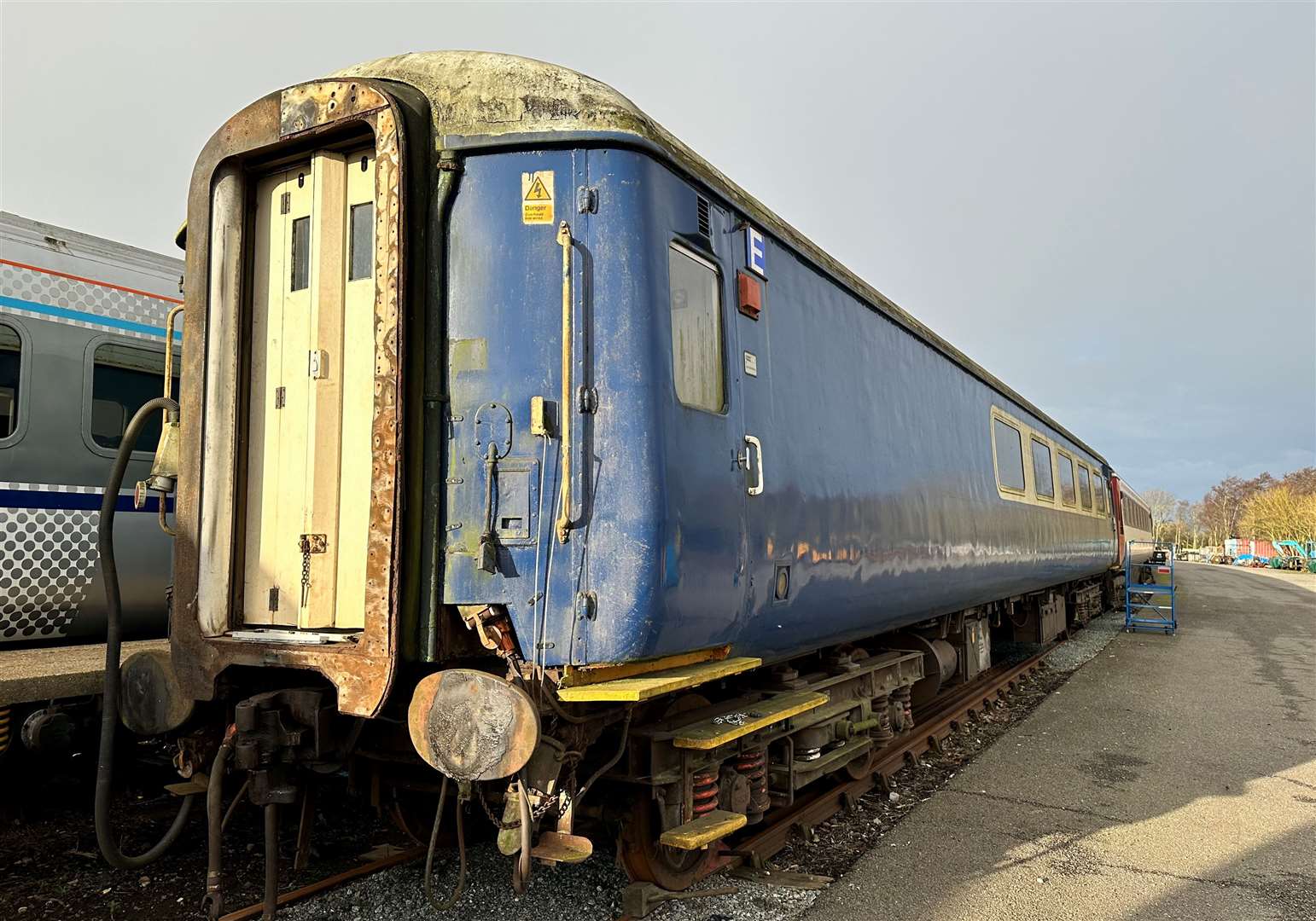 The train carriage destined for Five Acre Wood School in Loose. Picture: Five Acre Wood